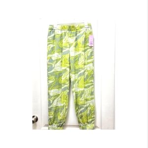 ``P25607. NWT Wild Fable Green Swirl Sweatpants